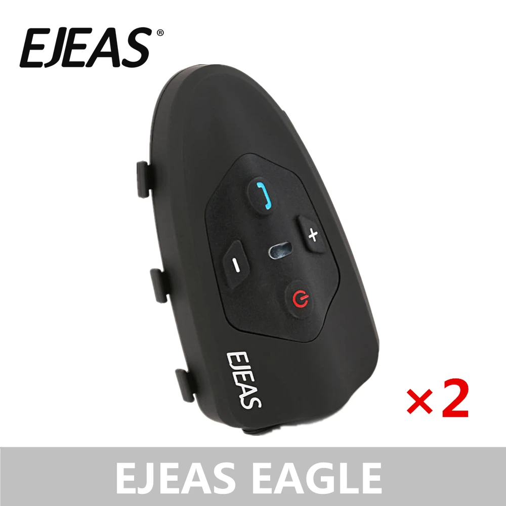 EJEAS Орел Bluetooth велосипедный шлем гарнитура для внутренней телефонной связи 200hrs в