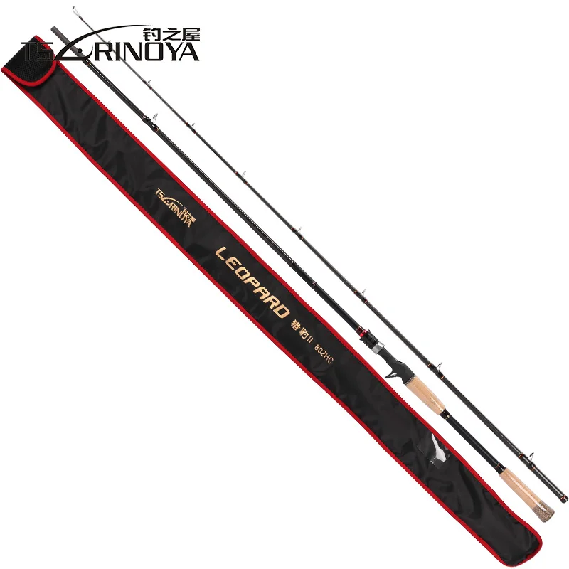 Твердая Удочка Tsurinoya LEOPARD 802HC 2 4 м H Power удочка для заброса приманки со змеиным