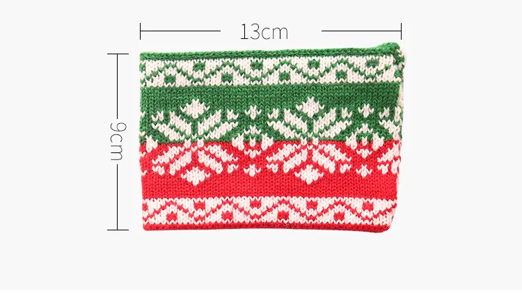 4pcs/lot Portable New Christmas Knitted Mug Coffee Cup Cozy Set Travel Tea Ceramic Bottle Cups Sleeve holder For home table | Дом и сад