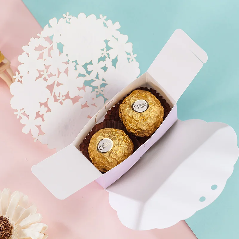 Новый Фиолетовый с лазерной гравировкой цветка Бумага ленты для свадебного