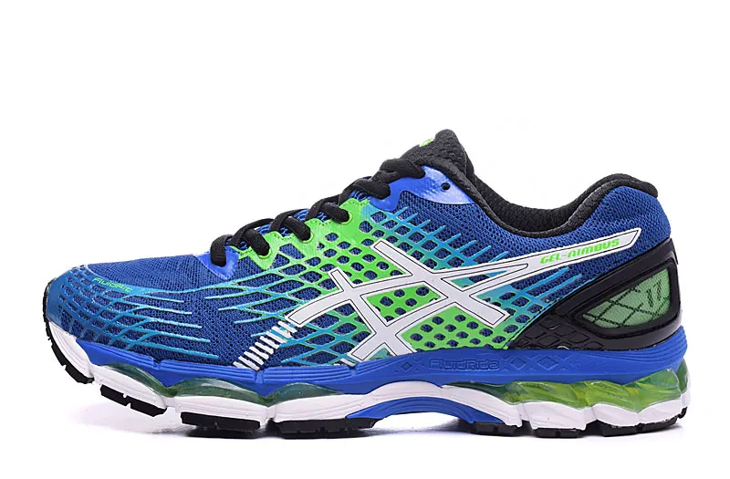 Blue white Новое поступление, спортивная обувь ASICS GEL-NIMBUS 17, оригинальная устойчивая обувь для бега, спортивная обувь, кроссовки для улицы - Цвет: Blue white
