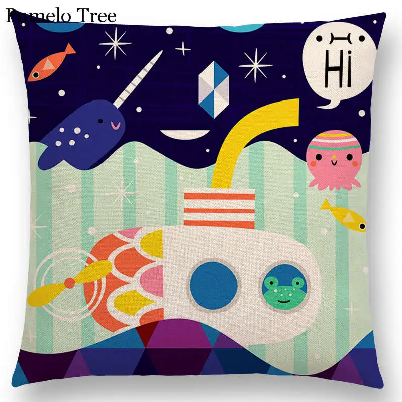 Горячая Распродажа красочная фантазия мультфильм милые животные мечта океан