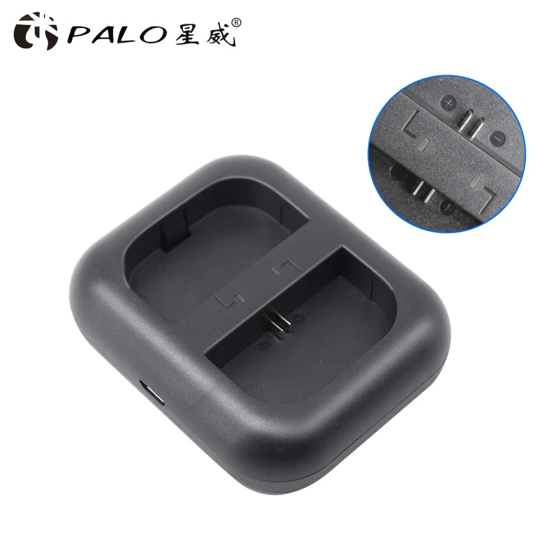 2 шт. LP-E6 LP E6 LPE6 2000 мАч Palo камера батарея + USB двойное зарядное устройство для Canon EOS 5DS