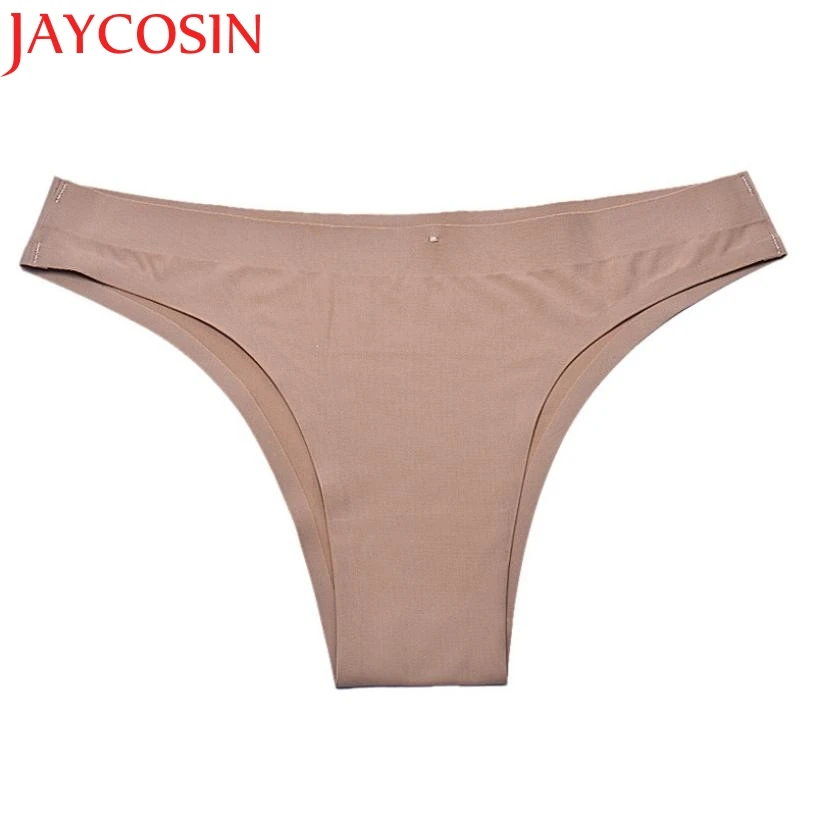 Женские невидимые трусы JAYCOSIN бесшовные трусики из спандекса с заниженной талией