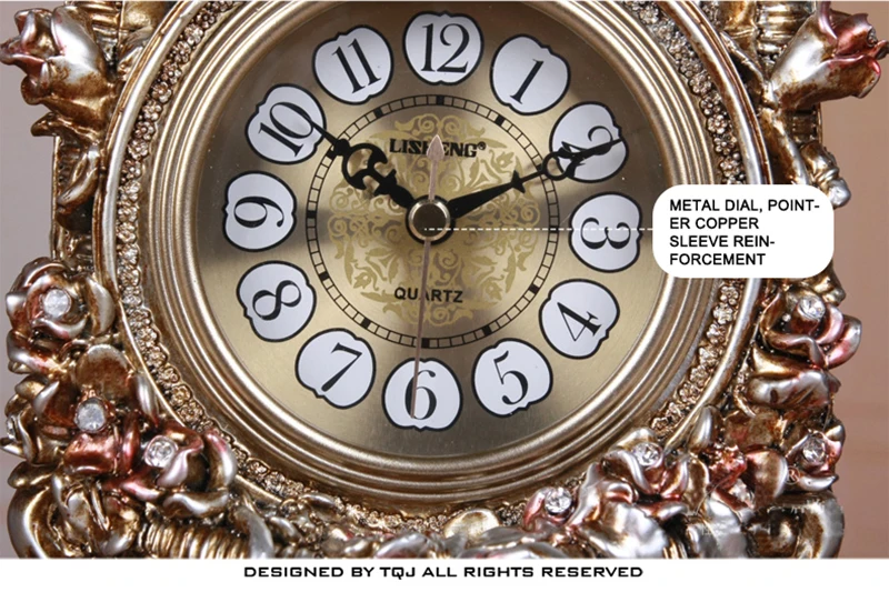 Meijswxj настольные часы Saat Смола Reloj ретро настенные часы маленькие цветочные корзины masa saati настольные часы Relogio De Mesa Декор