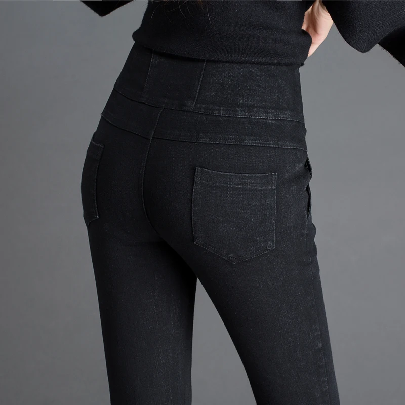 Новинка 2017 Весна Осень Женские Брюки карандаш женские брюки с высокой талией