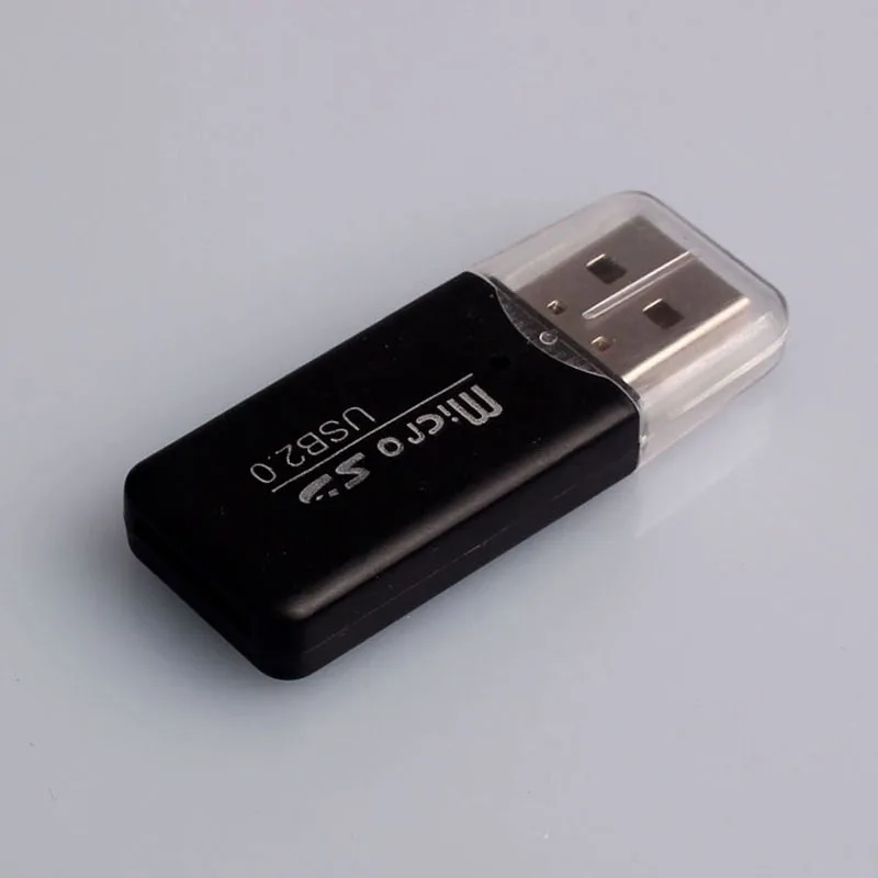 Мини 480 Мбит/с USB 2,0 MicroSD TFCard Reader Супер Скоростной мини Usb 2,0 Micro SD TF кард-ридер адаптер