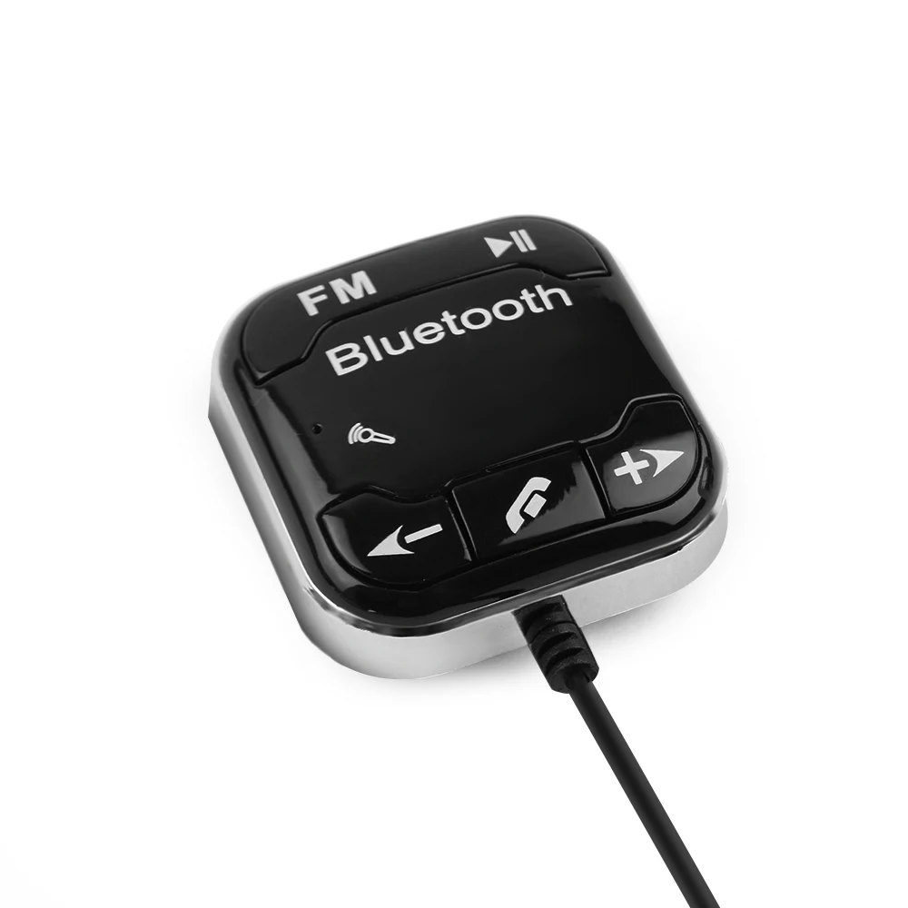 Беспроводной Bluetooth SD fm передатчик AUX адаптер с микрофоном микрофон ЖК экраном