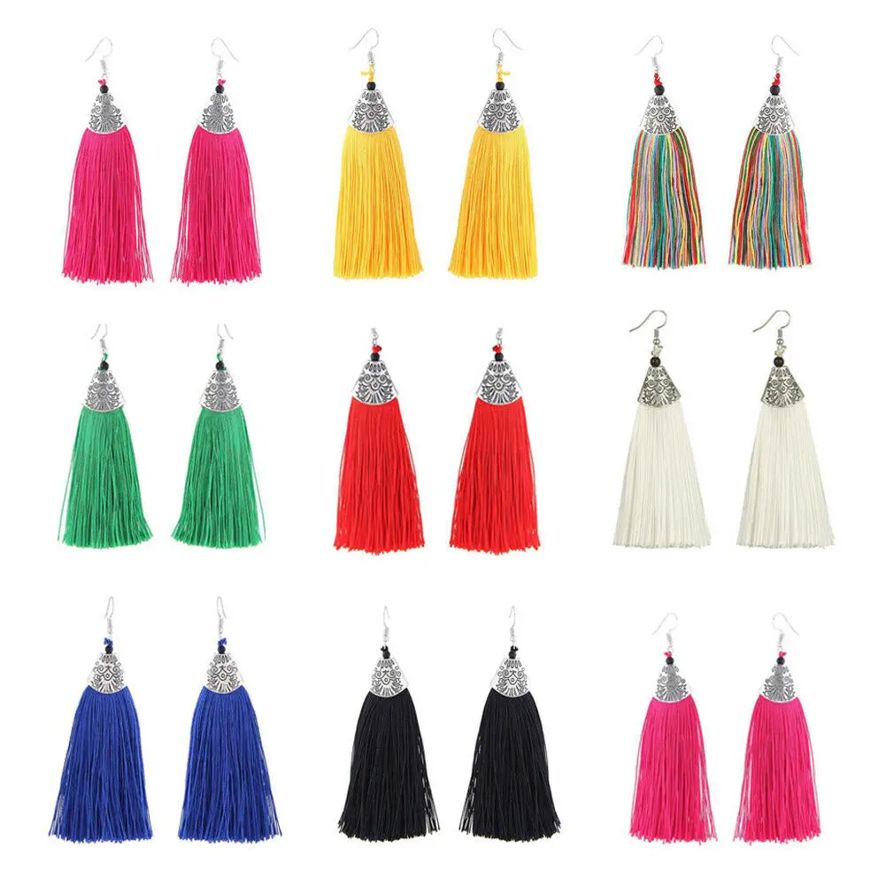 Женские модные серьги-подвески с бахромой висячие серьги в подарок | Украшения и