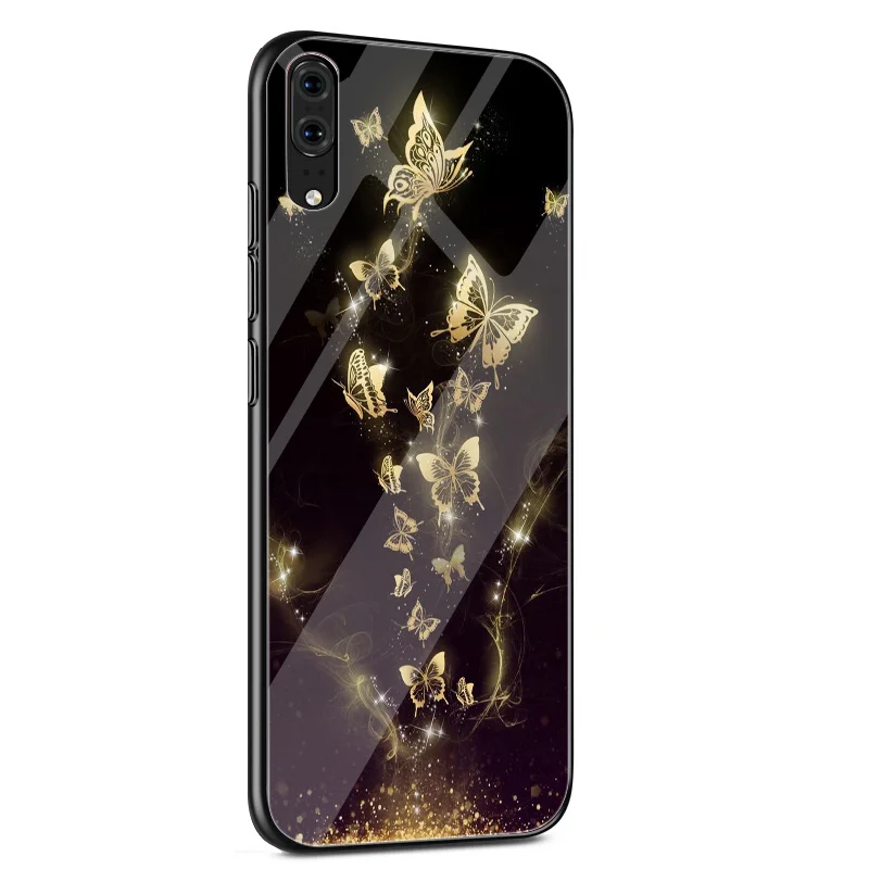 Чехол из закаленного стекла для Huawei P30 P10 P20 Pro P Smart Mate 10 20 Lite Y6 Y9 Honor 7A 8X9