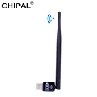 CHIPAL 150 Мбитс мини USB WiFi адаптер внешнего Беспроводной сетевая карта 2,4G Антенна ПК LAN Ethernet Wi-Fi приемник 802.11n