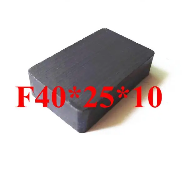 Ферритовый магнит 2 шт./упак. blk40x25x10mm черный магнитный блок оптовая продажа