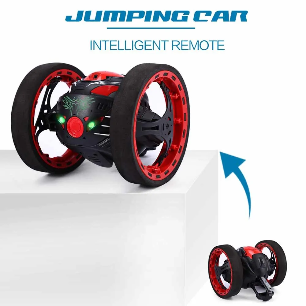 Мини машинки PEG SJ88 Bounce RC автомобиль 2 4 GHz carro гибкие колеса вращение LED свет