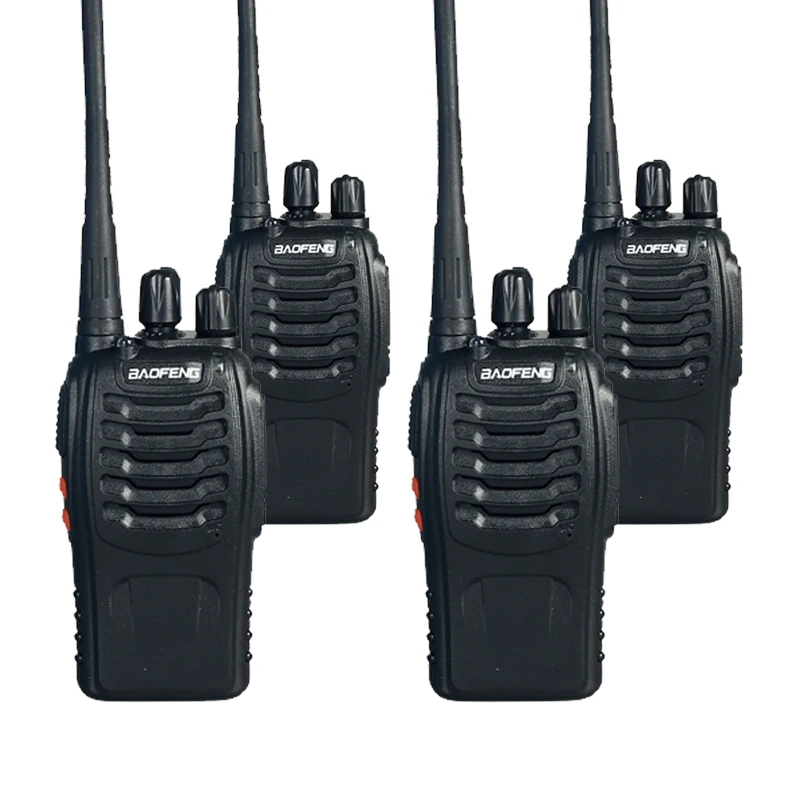4 PCS Baofeng BF-888S Dual Band Two Way Walkie Talkie 5W Handheld Pofung bf 888s Radio 400-470MHz UHF Scanner | Мобильные телефоны