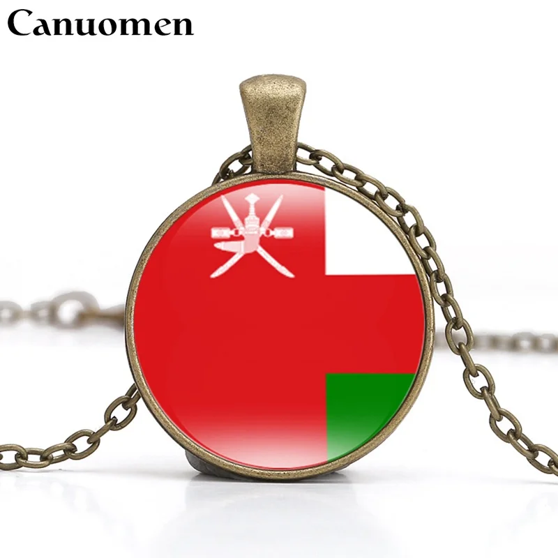 Canuo, мужской кулон в форме флага, ожерелье, Западная Азия, страна ОАЭ, Оман, Джордан, любовь в родном городе, мужские, Женские Ювелирные изделия