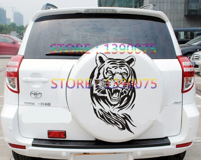 Наклейки Tiger для капота запасная колесная наклейка чехол шин RAV4 CRV Q5 Q7 Tiguan Touareg