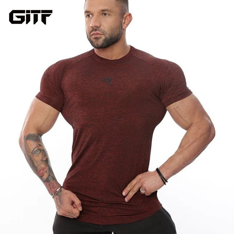 GITF рубашка Homme для бега, мужские дизайнерские быстросохнущие футболки для бега, облегающие топы, футболки, спортивные мужские футболки для фитнеса, тренажерного зала