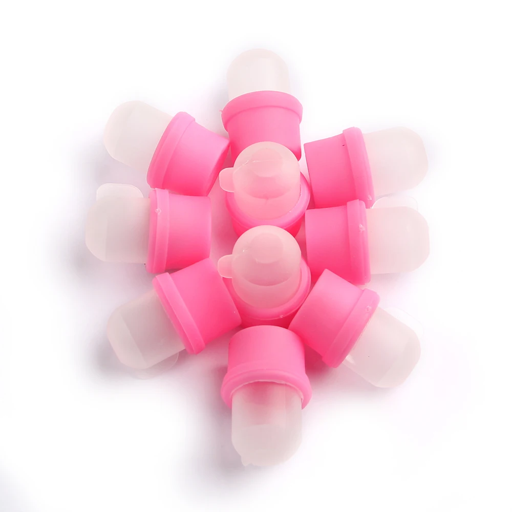 

High Quality 10 Wearable Nail Soakers nail polish remover Soaker Caps DIY Acrylic UV Gel Cap Tip Set nail tools