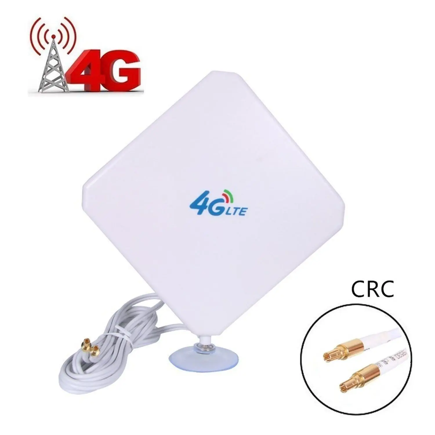 4G LTE двойной MIMO 35dBi Антенны Booster Антенна CRC9 штекер кабеля для huawei BI729|3G/4G роутеры| |