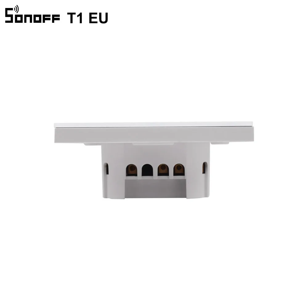 Sonoff T1 ЕС умный Wifi настенный сенсорный выключатель света 1 банда 2 банды