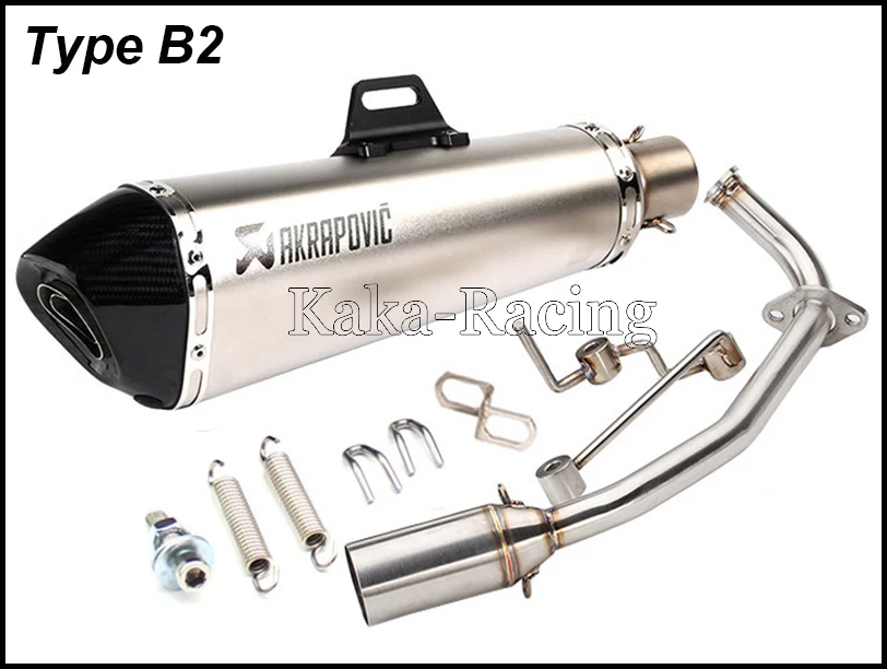 PCX 125 150 полная выхлопная система мотоцикла без шнуровки 470 мм akrapovic глушитель Escape