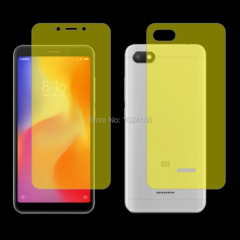 Защитная пленка из мягкого ТПУ для экрана Xiaomi Redmi 6A 5 45 &quotс полным покрытием (не