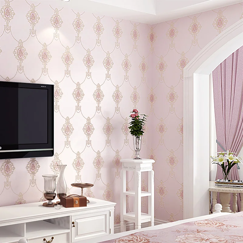 Роскошные европейские обои в рулоне гостиной ТВ фон настенные бумажные наклейки