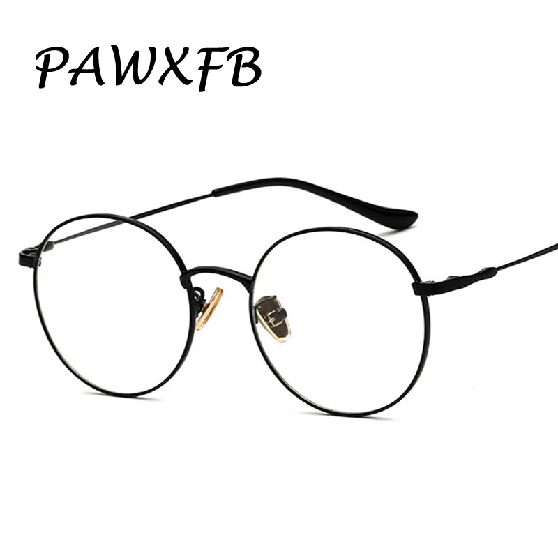 PAWXFB классические круглые очки оправа для женщин и мужчин оптические винтажные