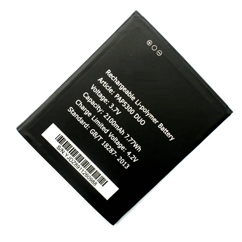 

3.7V 2100mAh Mobile phone Battery for Prestigio MultiPhone PAP5300 DUO 5300 Batterie Bateria Accumulator AKKU