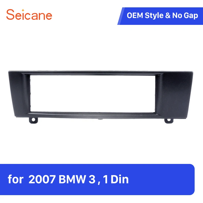 Seicane One Din Автомобильная фасция панель накладка комплект для 2007 BMW 3 окруженная