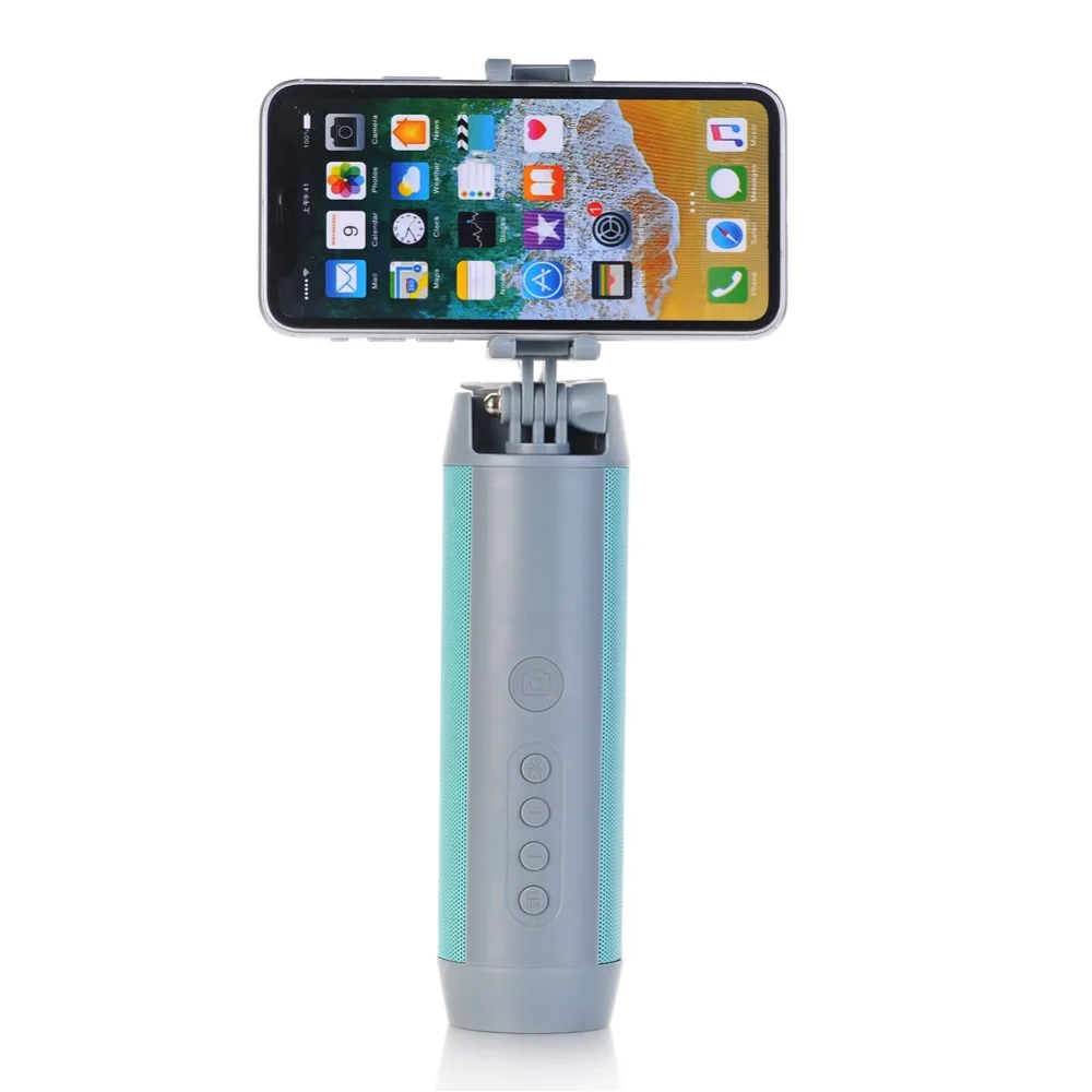 Eagwood Bluetooth динамик с селфи палка зарядный банк и фонарик 5в1 стерео Открытый
