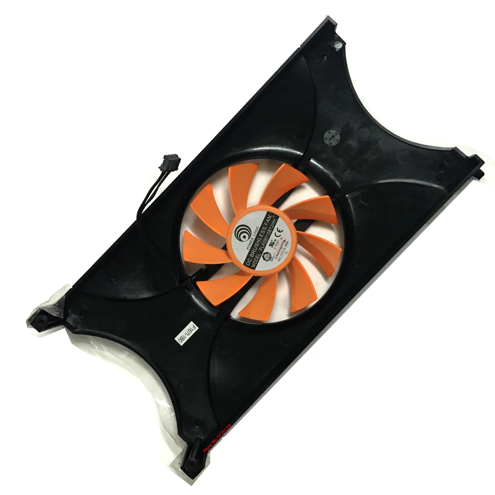 Оригинальный охлаждающий вентилятор для видеокарты PLA08015B12HH emtek GTS450 GTX550Ti