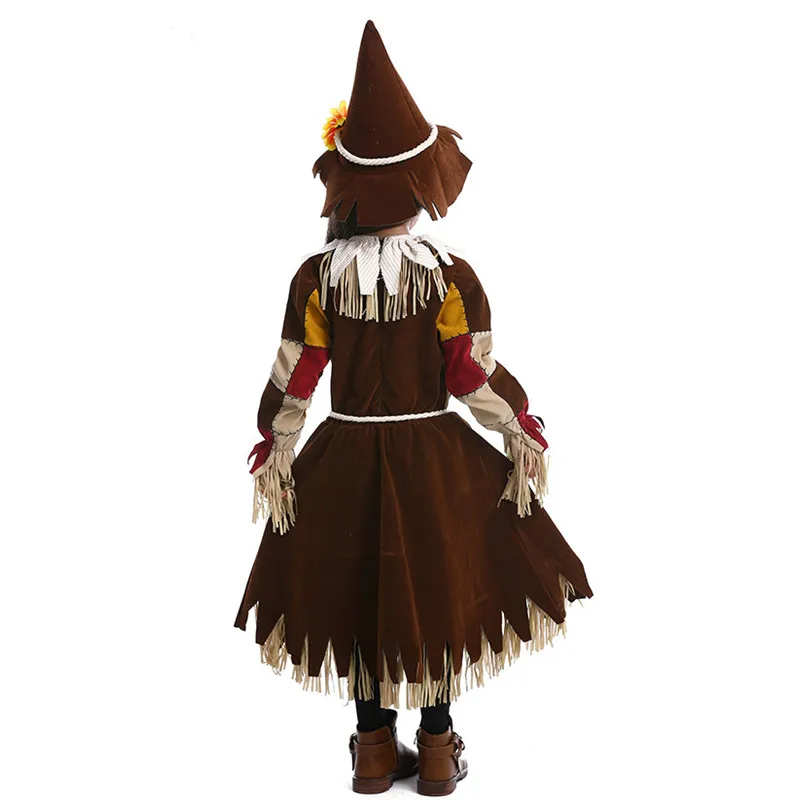 XS-L для девочек косплей детское платье на Хэллоуин чучело карнавальные костюмы