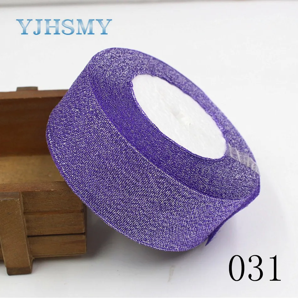 YJHSMY K-171018-38MM 34 Цвет по выбору 1 рулон (25 ярдов) 38 мм зеленый лук лента вечерние