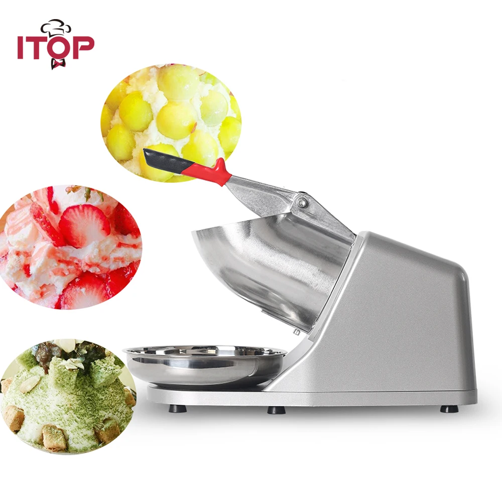 ITOP электрическая машина для дробления льда бритвы производства конусов снега