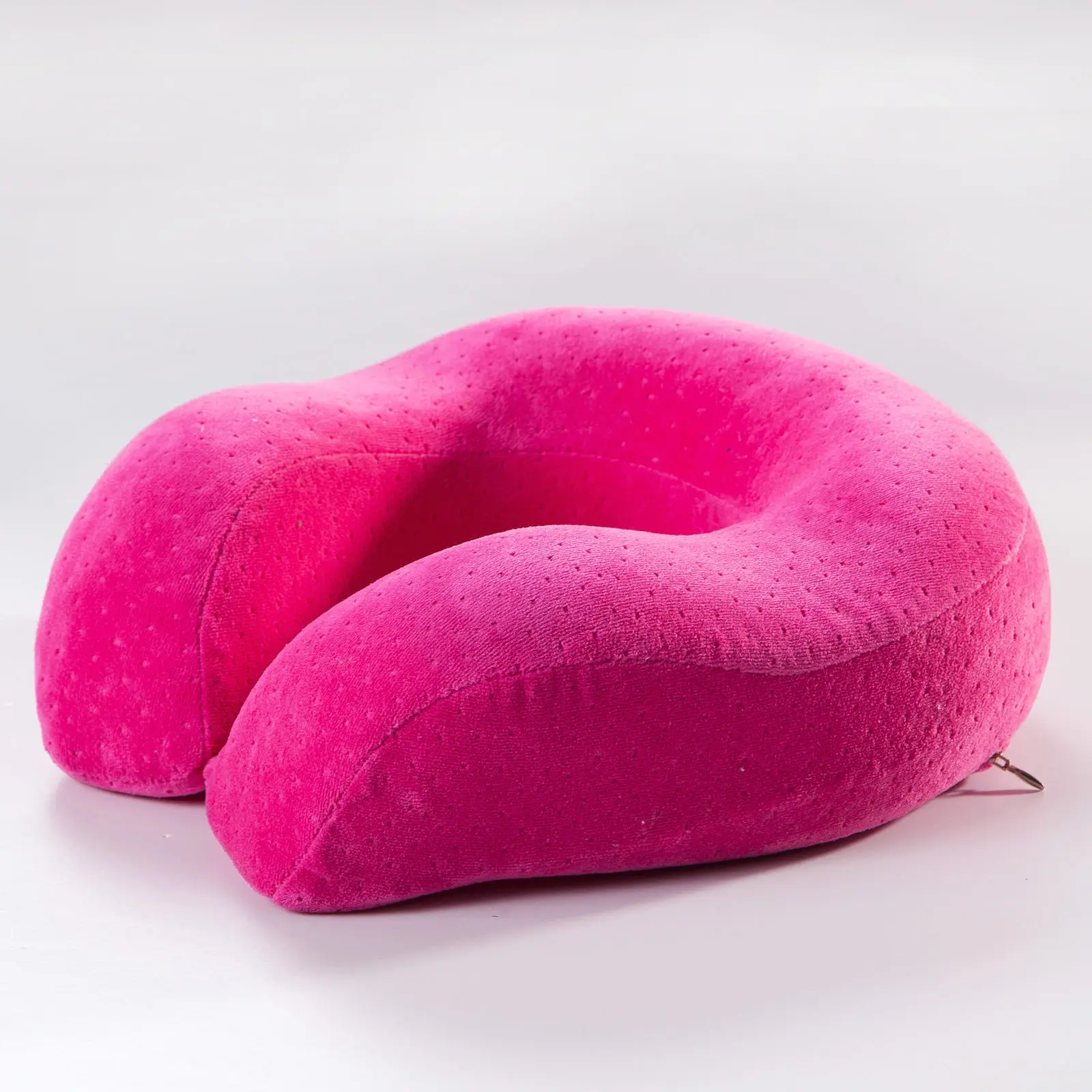 US Memory Foam u-образная дорожная подушка для шеи Автомобильная голова надувная подушка для отдыха для путешествий офисная Подушка для сна надувная подушка для отдыха подушка для шеи - Цвет: Rose red