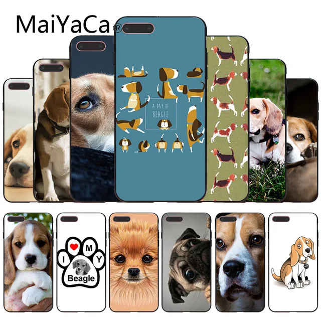 MaiYaCa все виды постов beagle для Samsung S3 S4 S5 S6 S7 S8 S9 plus edge Note черный мягкий чехол телефона