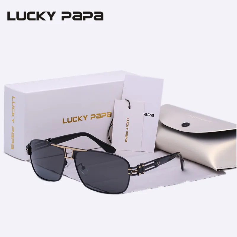 Удачи папа Мода поляризованные Солнцезащитные очки для женщин Для мужчин