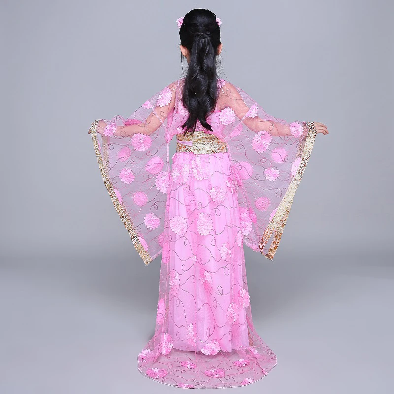 Танцевальные костюмы для девочек традиционные китайские танцевальные детей