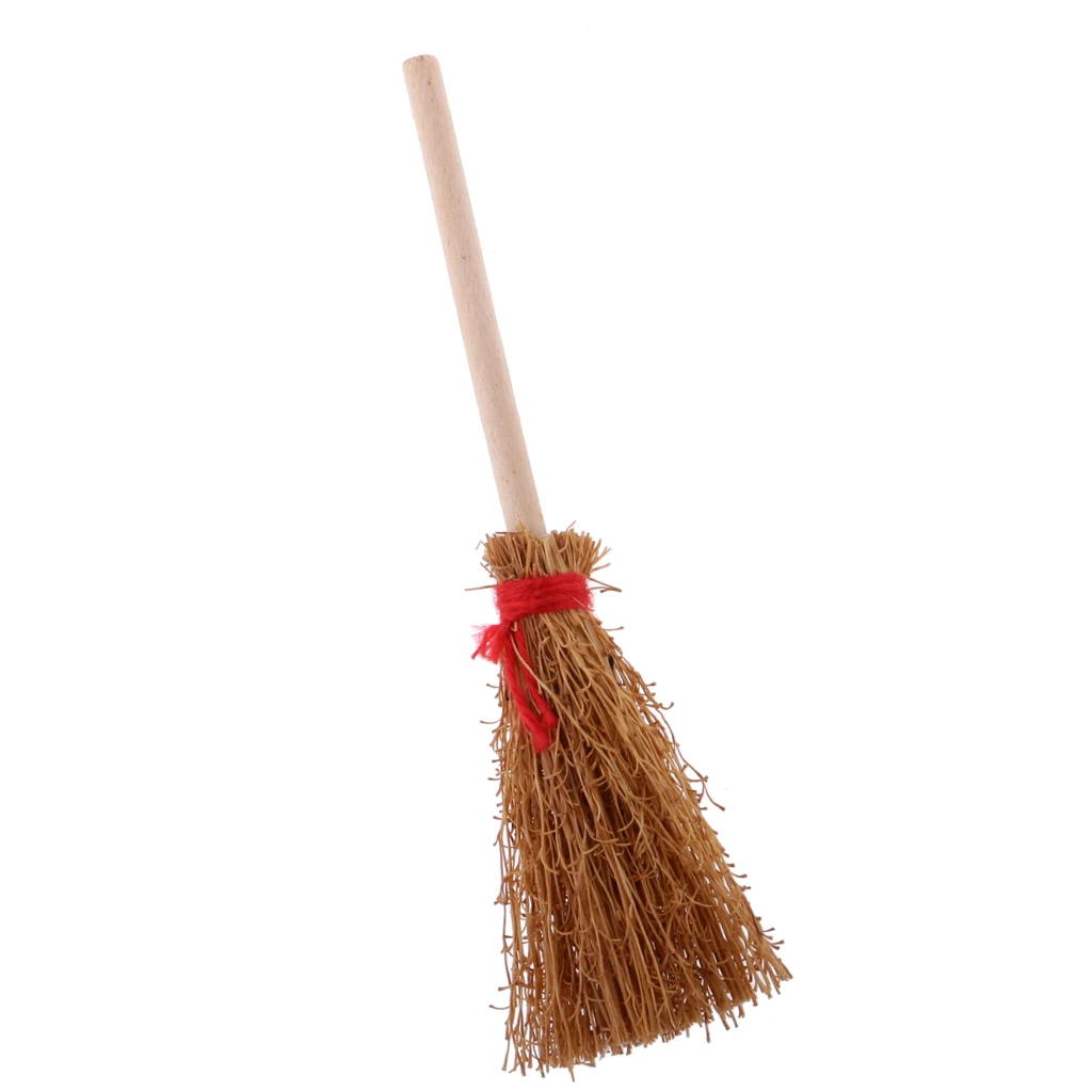 

1:12 Scale Bamboo Broom Dollhouse Miniature Furniture Kit Cleaning Tool