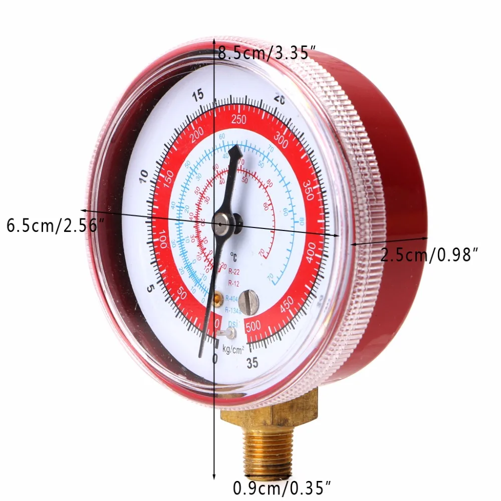 AIMOMETER кондиционер R404 R134A R22 хладагент высокого давления манометр PSI KPA красный