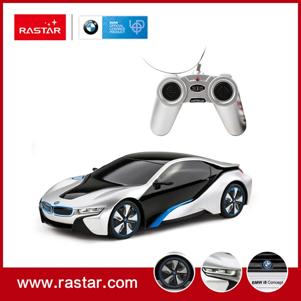 Rastar лицензированный R/C 1:24 весы BMW I8 Дистанционное управление автомобиль brinquedo menino