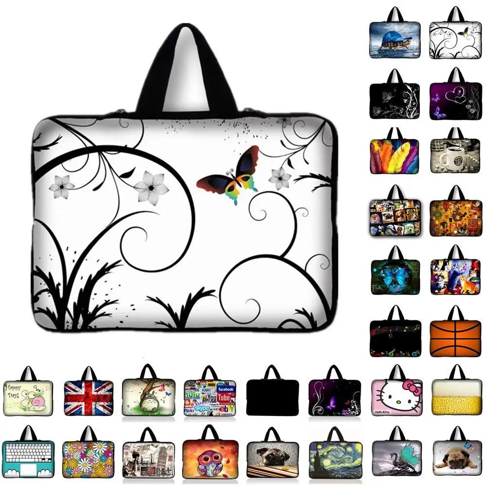 

Неопреновая сумка для ноутбука 7, 10, 12, 13, 14, 15, 17, сумка-чехол для ноутбука, сумка для компьютера 13,3, 15,4, 15,6, 17,3, для Macbook Air / Pro #2