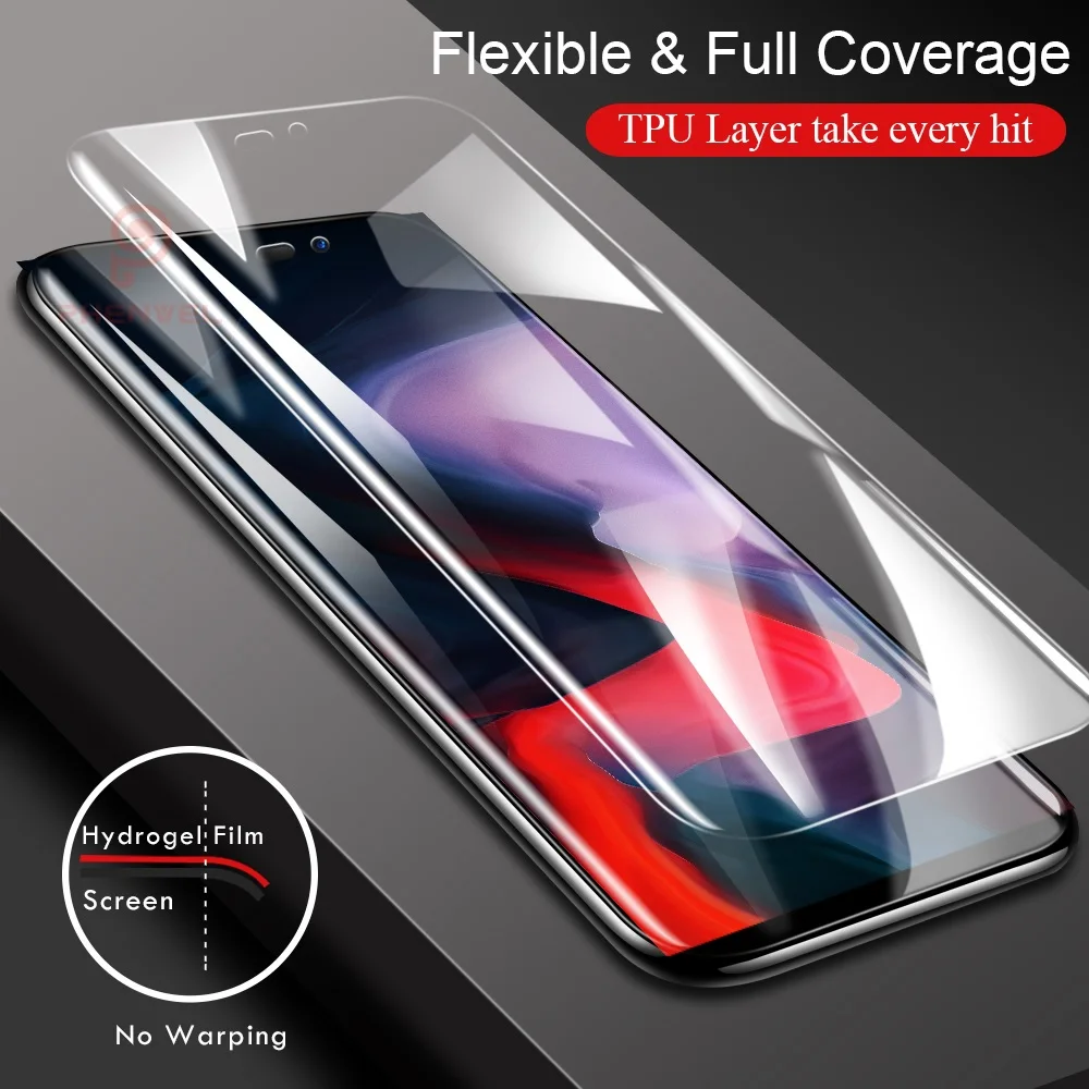 Phenvel 3D Защита экрана для oneplus 6 5t Гибкая Гидрогелевая пленка для oneplus 5t 5 oneplus 6 гелевая защитная пленка