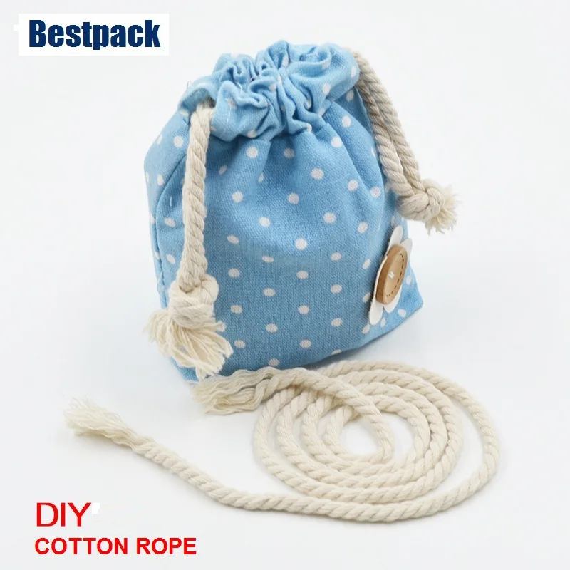 Декоративный шнурок из 100% хлопка для рукоделия 4 мм 20 мм|drawstring cord|cotton roperope decoration |