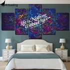 5 панелей жизни любовь печать Цитата картина холст стены искусство картина украшение дома гостиная холст печать картина холст искусство