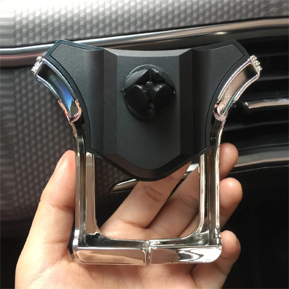 Universal Car U Shape Phone Holder with Bling Crystal Rhinestone Air Vent Mount Clip Cell for iPhone | Автомобили и мотоциклы