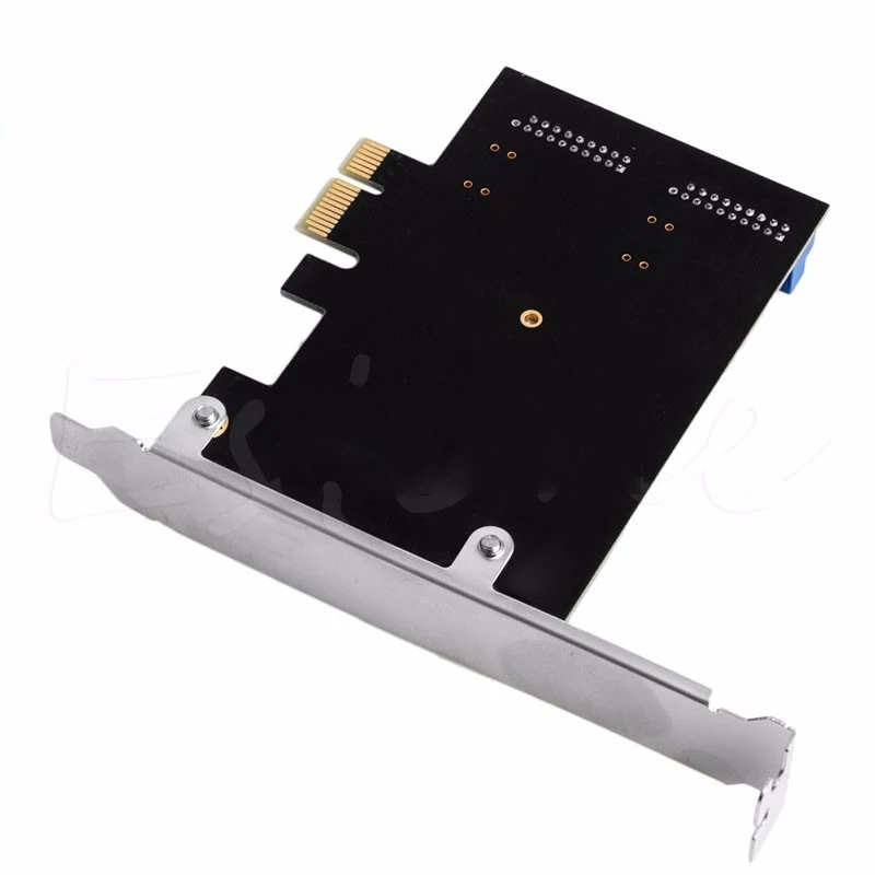 5 Гбит/с низкий профиль Кронштейн Внутренний 2 порта 19Pin USB 3 0 карта PCI e к 20Pin папа