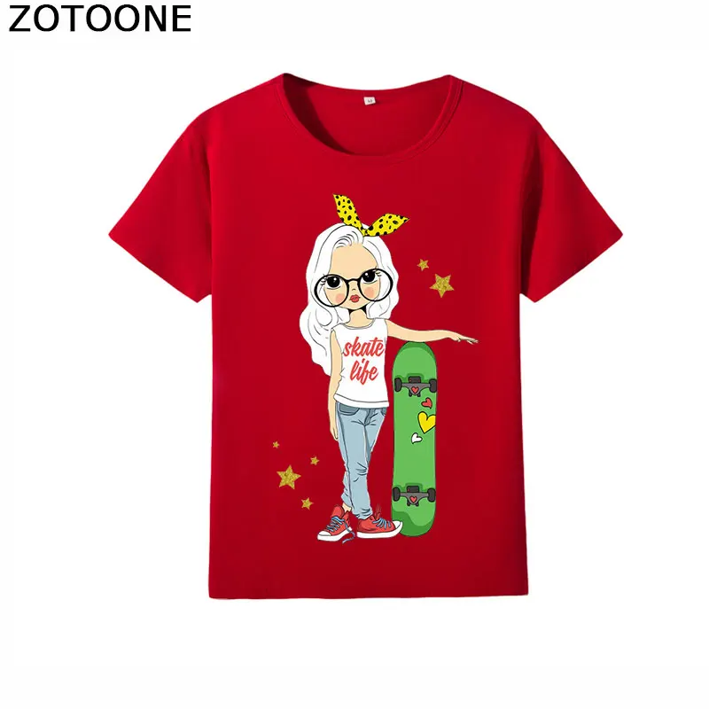 Нашивка ZOTOONE с утюгом для переодевания одежды модные нашивки аппликацией девочек