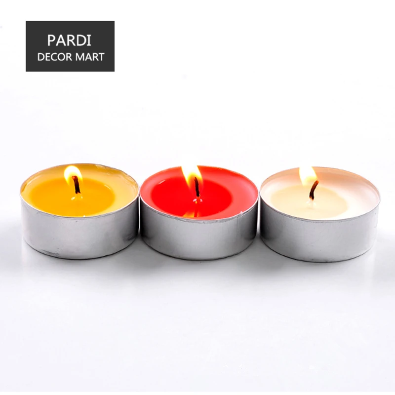 3 5-4 часа чай свет день рождения свечи ручной работы уплотнения бездымного Свеча